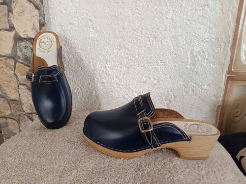 Leder holzclogs damen - holzclogs, 41