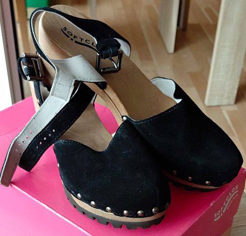 Softclox damen holz sandalen - damen, holz-sandalen