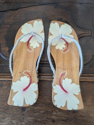 Holzsandalen exotisches - holzsandalen,,