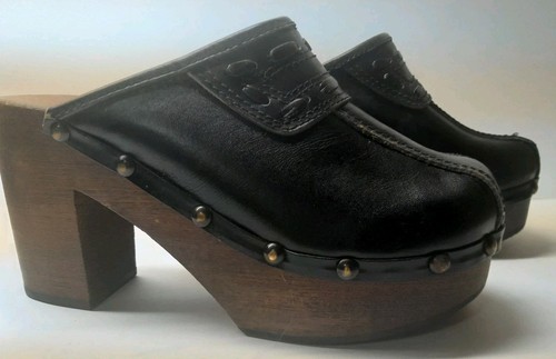 Damen clogs holz - clogs, (38),